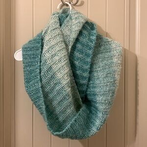 Maurice’s Aqua Knitted Scarf/Shawl